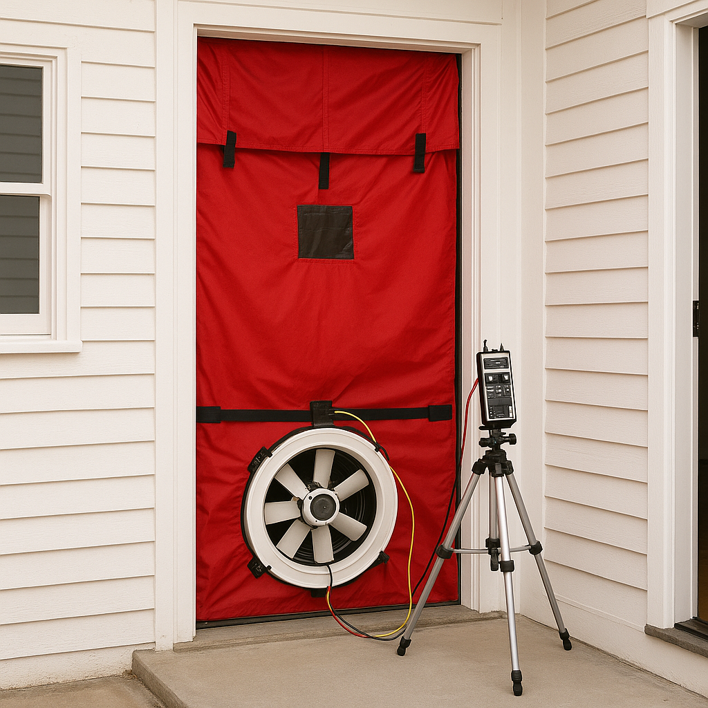 Blower-Door-Test