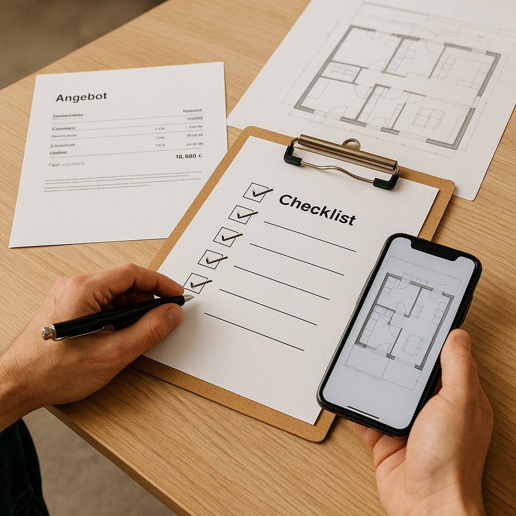 Handwerker-Angebot einholen